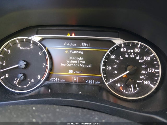 2025 Nissan Altima Sv Fwd მანქანა იყიდება აუქციონზე, vin: 1N4BL4DVXSN382157, აუქციონის ნომერი: 46271951
