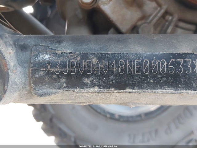 46272020 :رقم المزاد ، 3JBVDAV48NE000633 vin ، 2022 Can-am Maverick X3 X Ds Turbo Rr مزاد بيع