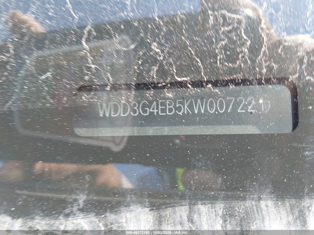 46272169 :رقم المزاد ، WDD3G4EB5KW007221 vin ، 2019 Mercedes-benz A 220 مزاد بيع