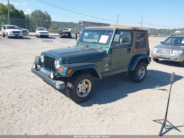 1999 Jeep Wrangler Sahara მანქანა იყიდება აუქციონზე, vin: 1J4FY49S7XP490270, აუქციონის ნომერი: 46272433
