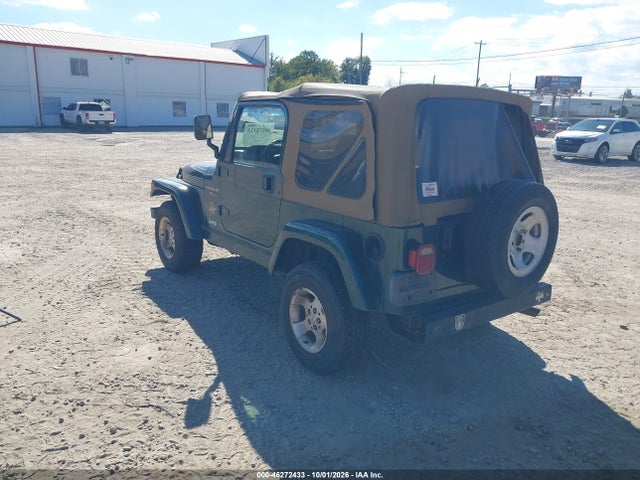 1999 Jeep Wrangler Sahara მანქანა იყიდება აუქციონზე, vin: 1J4FY49S7XP490270, აუქციონის ნომერი: 46272433