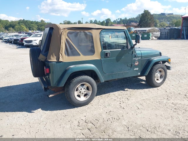 1999 Jeep Wrangler Sahara მანქანა იყიდება აუქციონზე, vin: 1J4FY49S7XP490270, აუქციონის ნომერი: 46272433