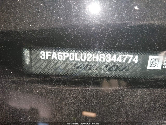 Продаж на аукціоні авто 2017 Ford Fusion Hybrid Se, vin: 3FA6P0LU2HR344774, номер лоту: 46272512
