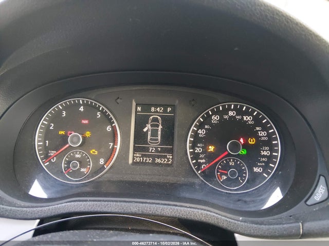 46272714 :رقم المزاد ، 1VWBP7A37CC005198 vin ، 2012 Volkswagen Passat 2.5l Se مزاد بيع