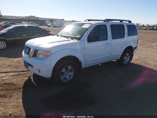 2006 Nissan Pathfinder S მანქანა იყიდება აუქციონზე, vin: 5N1AR18UX6C622342, აუქციონის ნომერი: 46272842