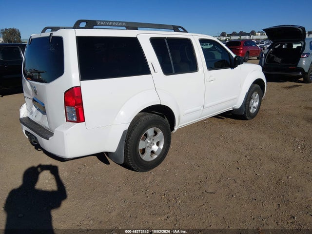 2006 Nissan Pathfinder S მანქანა იყიდება აუქციონზე, vin: 5N1AR18UX6C622342, აუქციონის ნომერი: 46272842