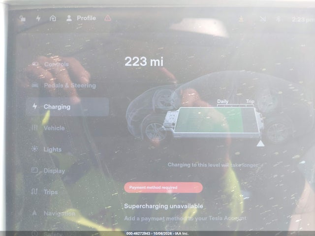 46272943 :رقم المزاد ، 5YJSA1CN8DFP23265 vin ، 2013 Tesla Model S مزاد بيع