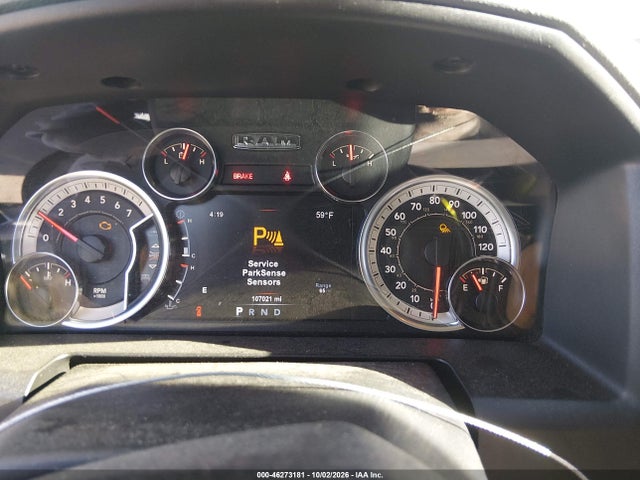 46273181 :رقم المزاد ، 1C6RR7LTXJS109929 vin ، 2018 Ram 1500 Big Horn  4x4 5'7 Box مزاد بيع