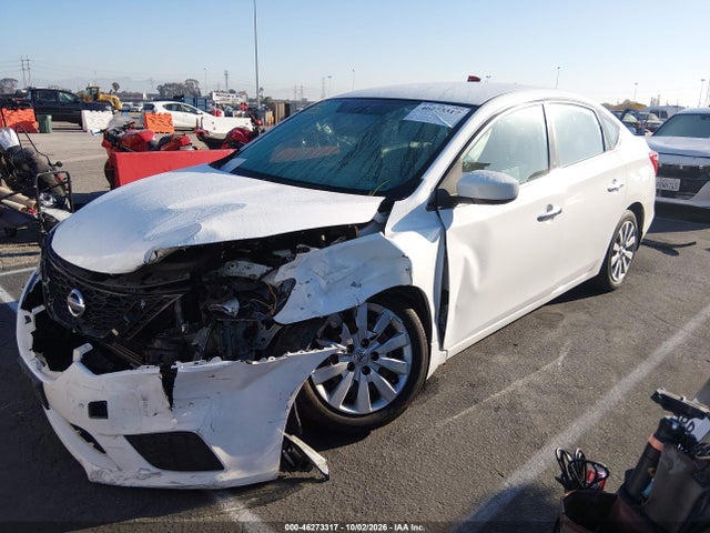 46273317 :رقم المزاد ، 3N1AB7AP6GY298656 vin ، 2016 Nissan Sentra S مزاد بيع