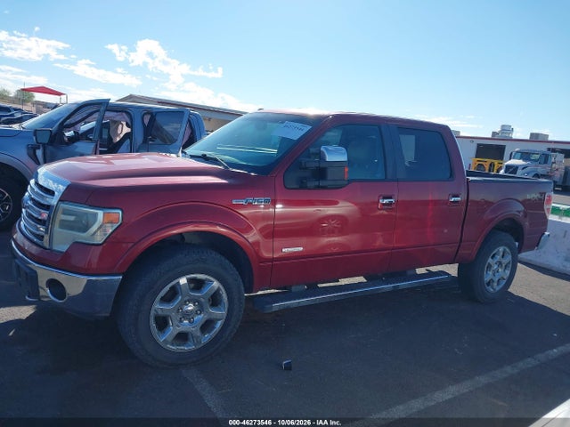 2013 Ford F-150 Lariat მანქანა იყიდება აუქციონზე, vin: 1FTFW1ET9DFB37510, აუქციონის ნომერი: 46273546