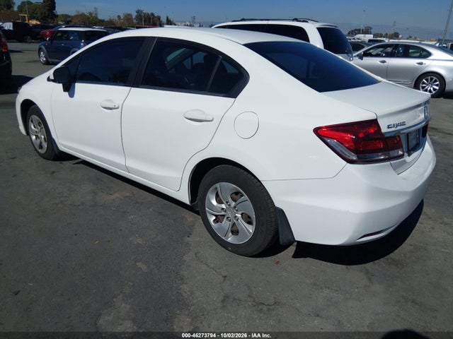46273794 :رقم المزاد ، 19XFB2F54EE261911 vin ، 2014 Honda Civic Lx مزاد بيع