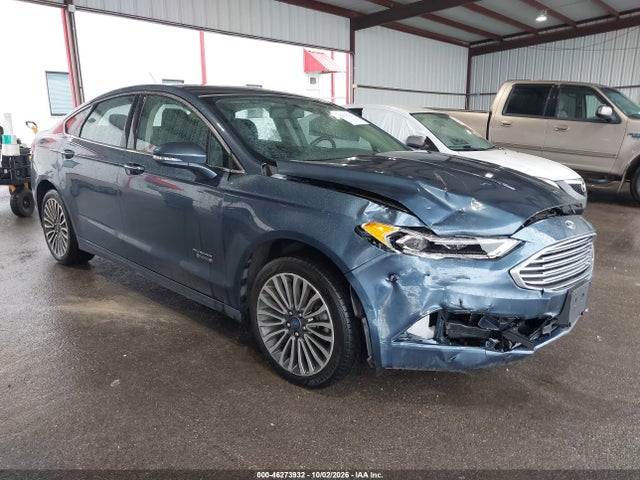 46273932 :رقم المزاد ، 3FA6P0PU7JR164383 vin ، 2018 Ford Fusion Energi Se Luxury مزاد بيع