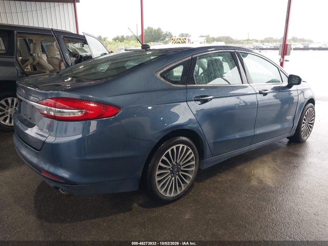 46273932 :رقم المزاد ، 3FA6P0PU7JR164383 vin ، 2018 Ford Fusion Energi Se Luxury مزاد بيع