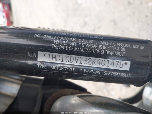 Продаж на аукціоні авто 2002 Harley-davidson Fxdl, vin: 1HD1GDV132K401475, номер лоту: 46273934