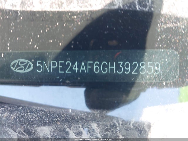Hyundai Sonata 2016 5NPE24AF6GH392859 Image 9