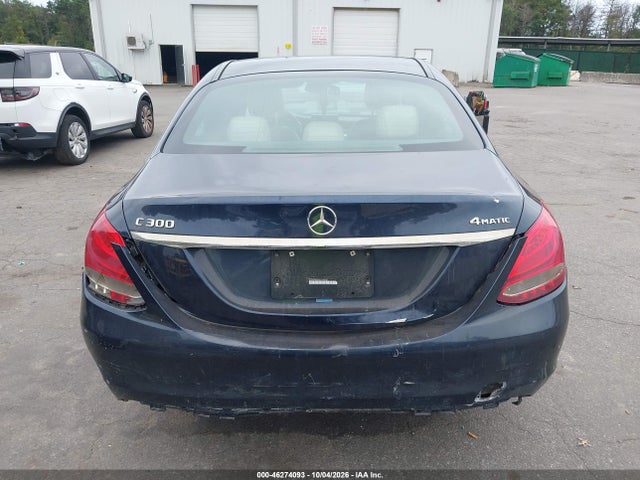 46274093 :رقم المزاد ، WDDWF4KB7JR422185 vin ، 2018 Mercedes-benz C 300 4matic مزاد بيع