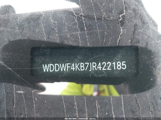 46274093 :رقم المزاد ، WDDWF4KB7JR422185 vin ، 2018 Mercedes-benz C 300 4matic مزاد بيع