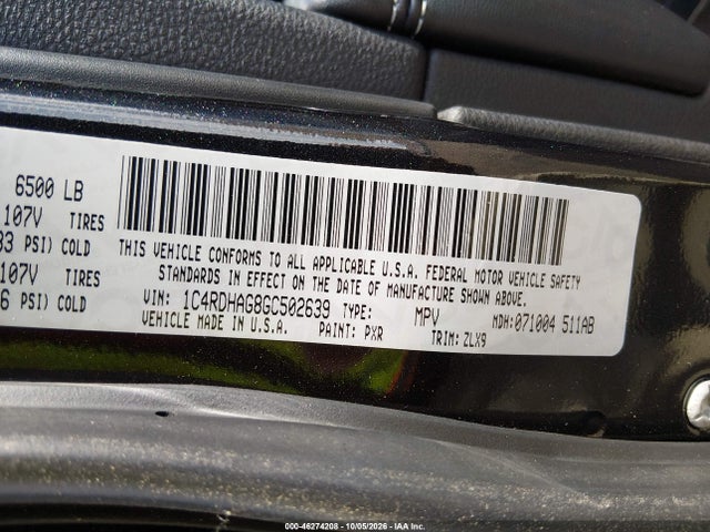 Продаж на аукціоні авто 2016 Dodge Durango Sxt, vin: 1C4RDHAG8GC502639, номер лоту: 46274208