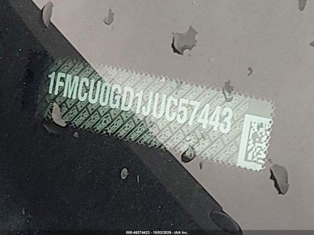 Aukcja sprzedaży 2018 Ford Escape Se, vin: 1FMCU0GD1JUC57443, numer aukcji: 46274423