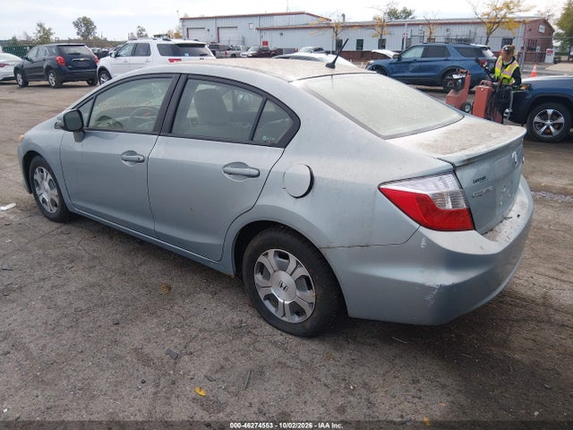 46274553 :رقم المزاد ، JHMFB4F21CS003520 vin ، 2012 Honda Civic Hybrid مزاد بيع
