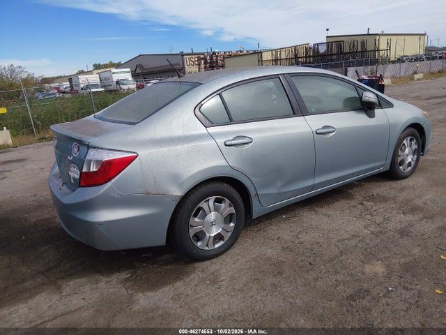 46274553 :رقم المزاد ، JHMFB4F21CS003520 vin ، 2012 Honda Civic Hybrid مزاد بيع