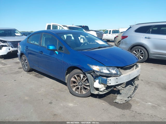 46274554 :رقم المزاد ، 19XFB2F82DE237597 vin ، 2013 Honda Civic Ex مزاد بيع