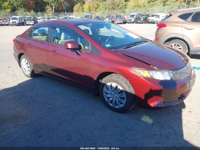 2012 Honda Civic Lx მანქანა იყიდება აუქციონზე, vin: 2HGFB2F55CH546412, აუქციონის ნომერი: 46274698