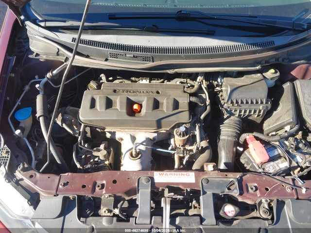 46274698 :رقم المزاد ، 2HGFB2F55CH546412 vin ، 2012 Honda Civic Lx مزاد بيع