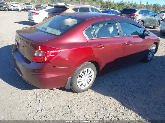 46274698 :رقم المزاد ، 2HGFB2F55CH546412 vin ، 2012 Honda Civic Lx مزاد بيع