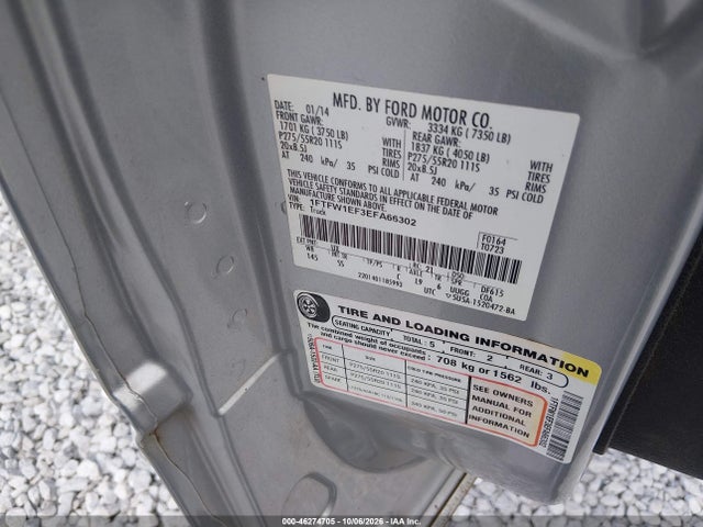 Ford F-150 Stx 2014 1FTFW1EF3EFA66302 Image 9