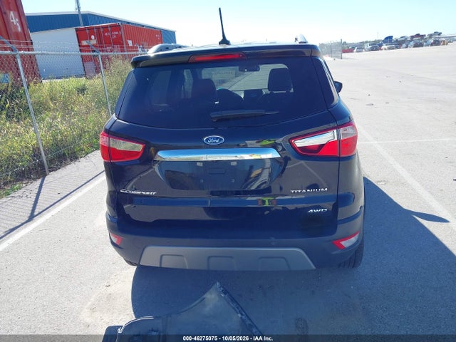 2020 Ford Ecosport Titanium მანქანა იყიდება აუქციონზე, vin: MAJ6S3KL7LC316131, აუქციონის ნომერი: 46275075