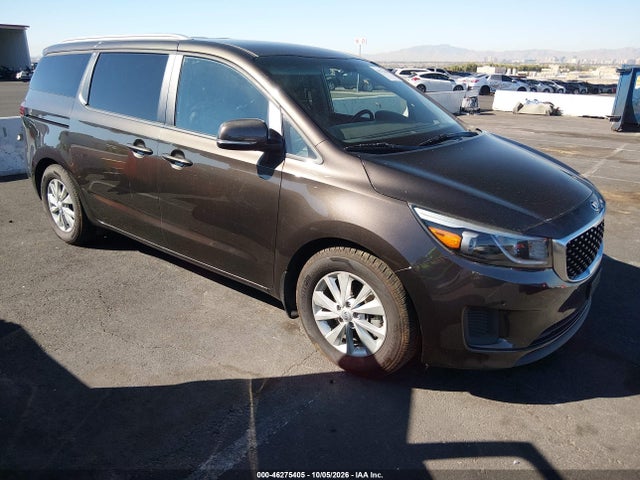 2017 Kia Sedona Lx მანქანა იყიდება აუქციონზე, vin: KNDMB5C13H6338899, აუქციონის ნომერი: 46275405