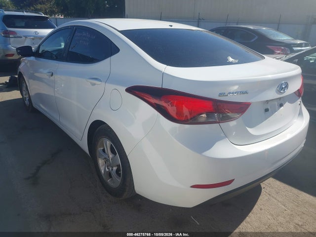 2014 Hyundai Elantra Se მანქანა იყიდება აუქციონზე, vin: 5NPDH4AE4EH482882, აუქციონის ნომერი: 46275768