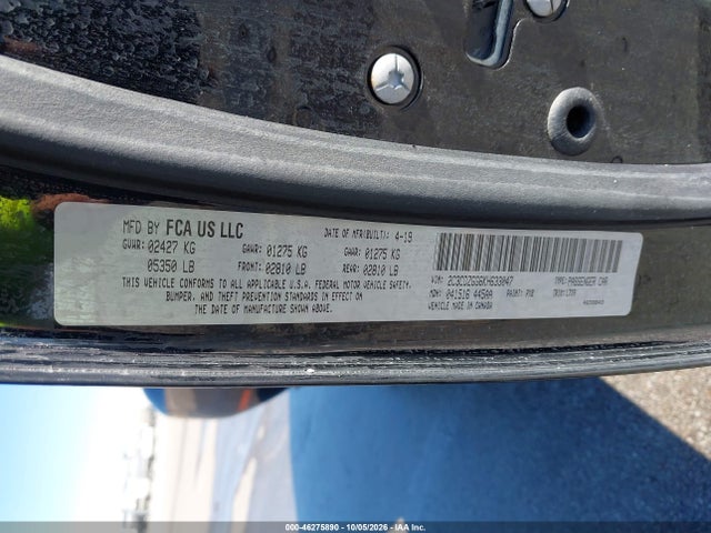 Dodge Challenger Sxt Awd 2019 2C3CDZGG6KH633047 Image 9