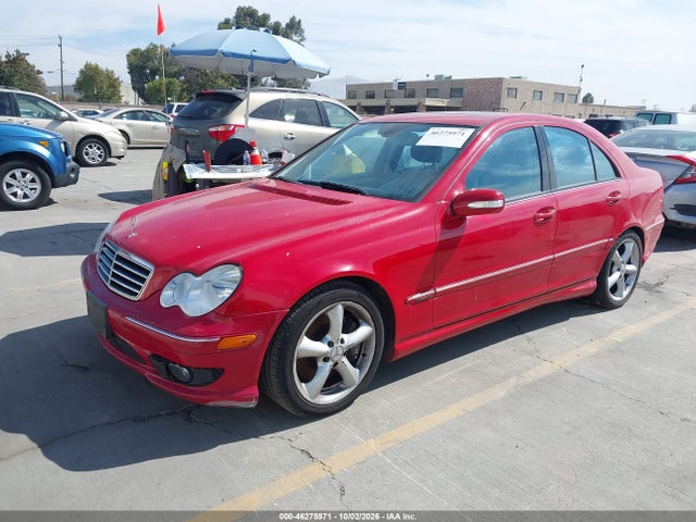 46275971 :رقم المزاد ، WDBRF52HX6F823884 vin ، 2006 Mercedes-benz C 230 Sport مزاد بيع