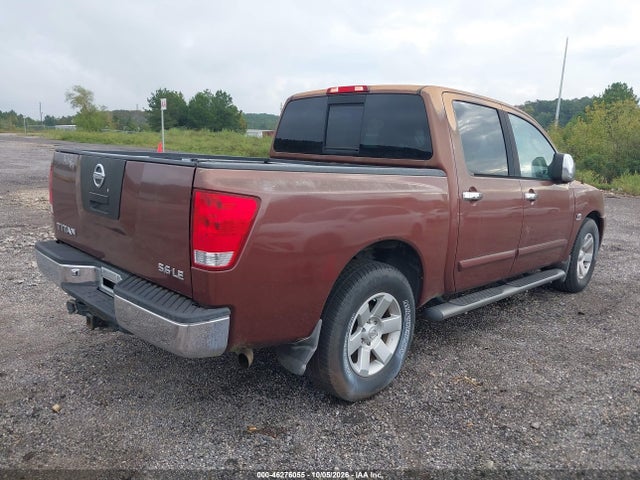 2004 Nissan Titan Le მანქანა იყიდება აუქციონზე, vin: 1N6AA07A74N546123, აუქციონის ნომერი: 46276055
