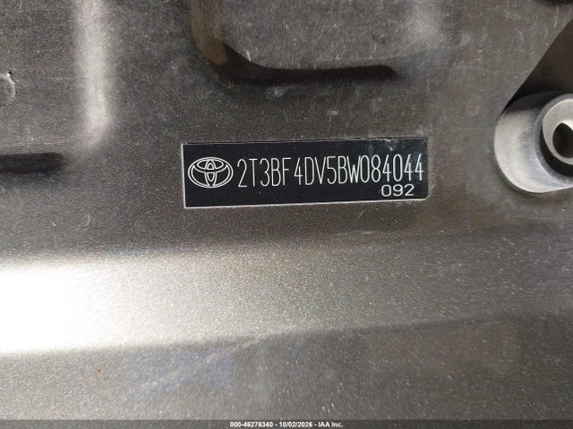 Продаж на аукціоні авто 2011 Toyota Rav4, vin: 2T3BF4DV5BW084044, номер лоту: 46276340