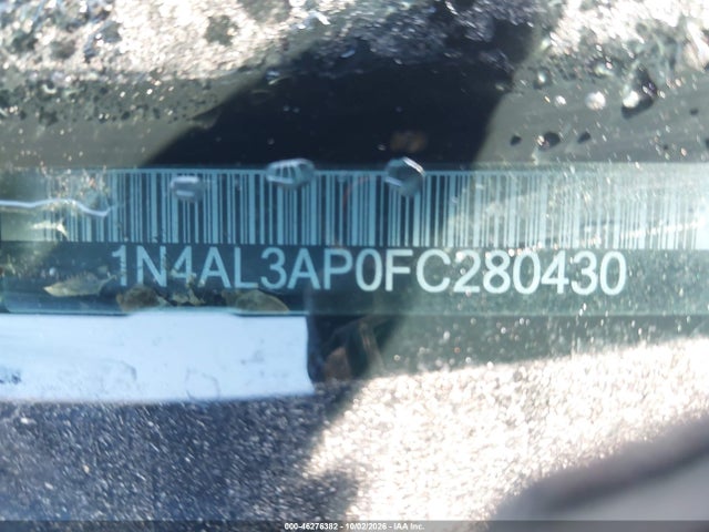 Auction sale of the 2015 Nissan Altima 2.5/2.5 S/2.5 Sl/2.5 Sv, vin: 1N4AL3AP0FC280430, lot number: 46276382