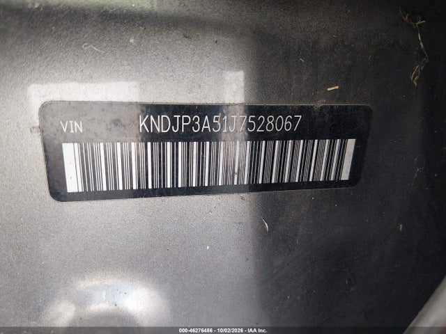 46276486 :رقم المزاد ، KNDJP3A51J7528067 vin ، 2018 Kia Soul + مزاد بيع