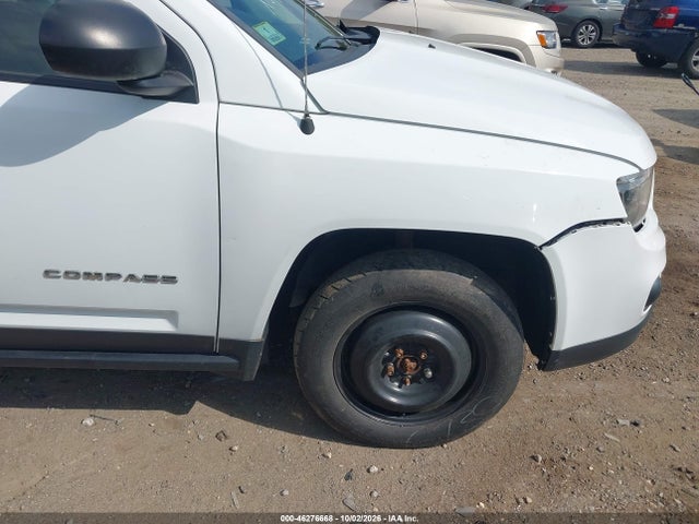 2015 Jeep Compass Sport მანქანა იყიდება აუქციონზე, vin: 1C4NJDBB1FD316792, აუქციონის ნომერი: 46276668
