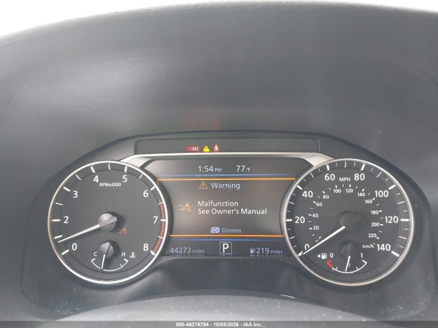 2025 Nissan Altima Sv Fwd მანქანა იყიდება აუქციონზე, vin: 1N4BL4DV5SN394538, აუქციონის ნომერი: 46276794