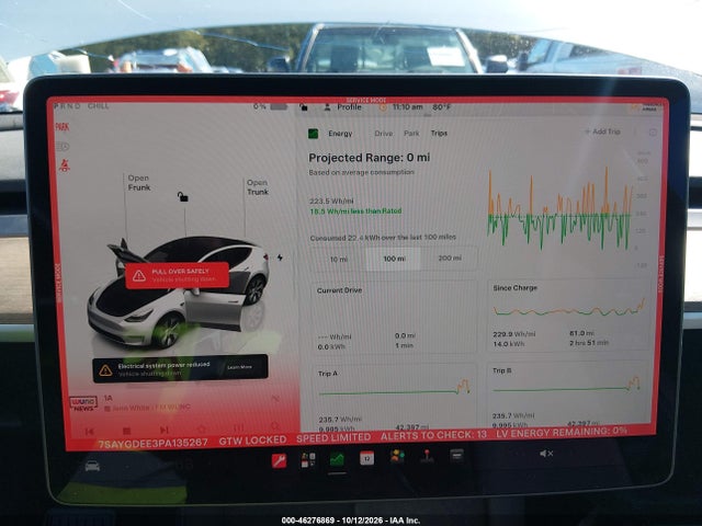 Aukcja sprzedaży 2023 Tesla Model Y Awd/long Range Dual Motor All-wheel Drive, vin: 7SAYGDEE3PA135267, numer aukcji: 46276869