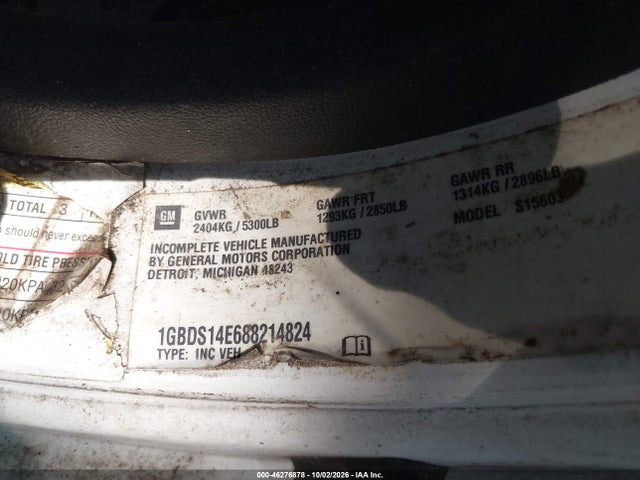 46276878 :رقم المزاد ، 1GBDS14E688214824 vin ، 2008 Chevrolet Colorado Work Truck مزاد بيع