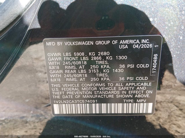 Volkswagen ATLAS SE 2026 1V2LN2CA3TC574091 Image 9
