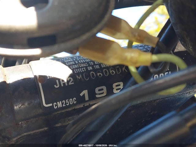Продажа на аукционе авто 1983 Honda Cm250 C, vin: JH2MC0606DK101061, номер лота: 46276917