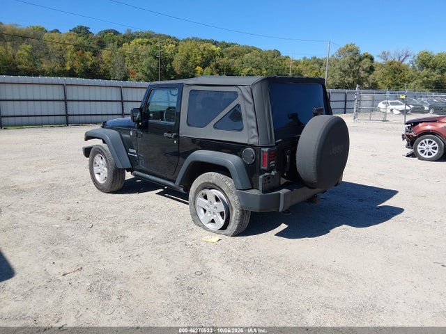 2014 Jeep Wrangler Sport მანქანა იყიდება აუქციონზე, vin: 1C4AJWAG2EL192690, აუქციონის ნომერი: 46276933