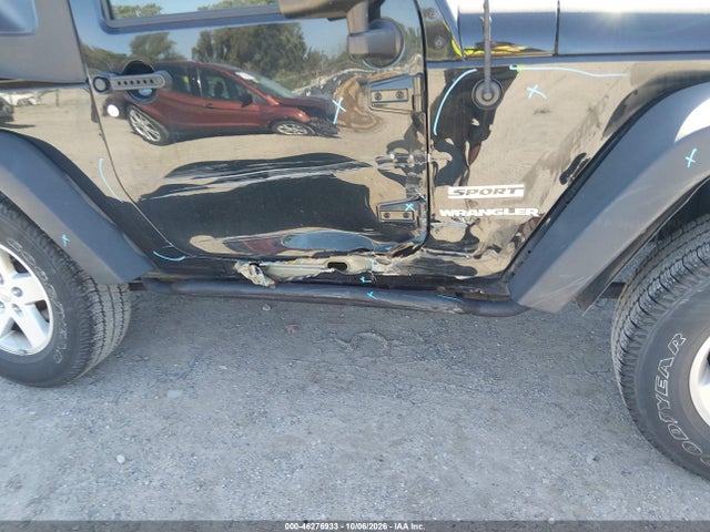 2014 Jeep Wrangler Sport მანქანა იყიდება აუქციონზე, vin: 1C4AJWAG2EL192690, აუქციონის ნომერი: 46276933