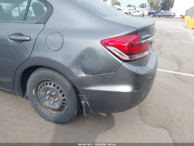 2013 Honda Civic Lx მანქანა იყიდება აუქციონზე, vin: 19XFB2F58DE262591, აუქციონის ნომერი: 46276973