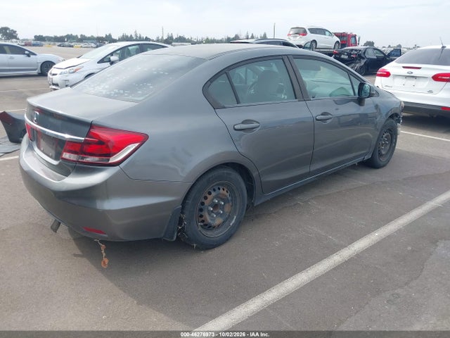 2013 Honda Civic Lx მანქანა იყიდება აუქციონზე, vin: 19XFB2F58DE262591, აუქციონის ნომერი: 46276973