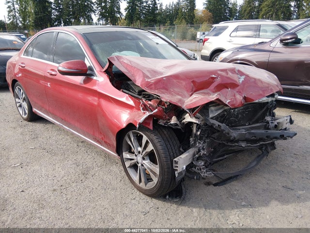 46277041 :رقم المزاد ، 55SWF4JB4GU129787 vin ، 2016 Mercedes-benz C 300 مزاد بيع